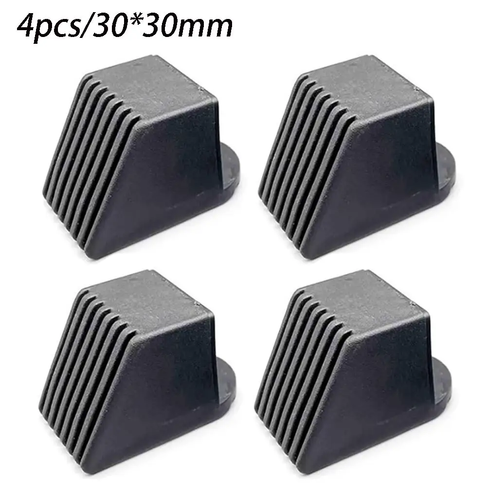 

4pcs Equipment Accessories Rubber End Cover Oblique Sleeve Non-Slip Foot Cover Square Tube Sleeve N E W