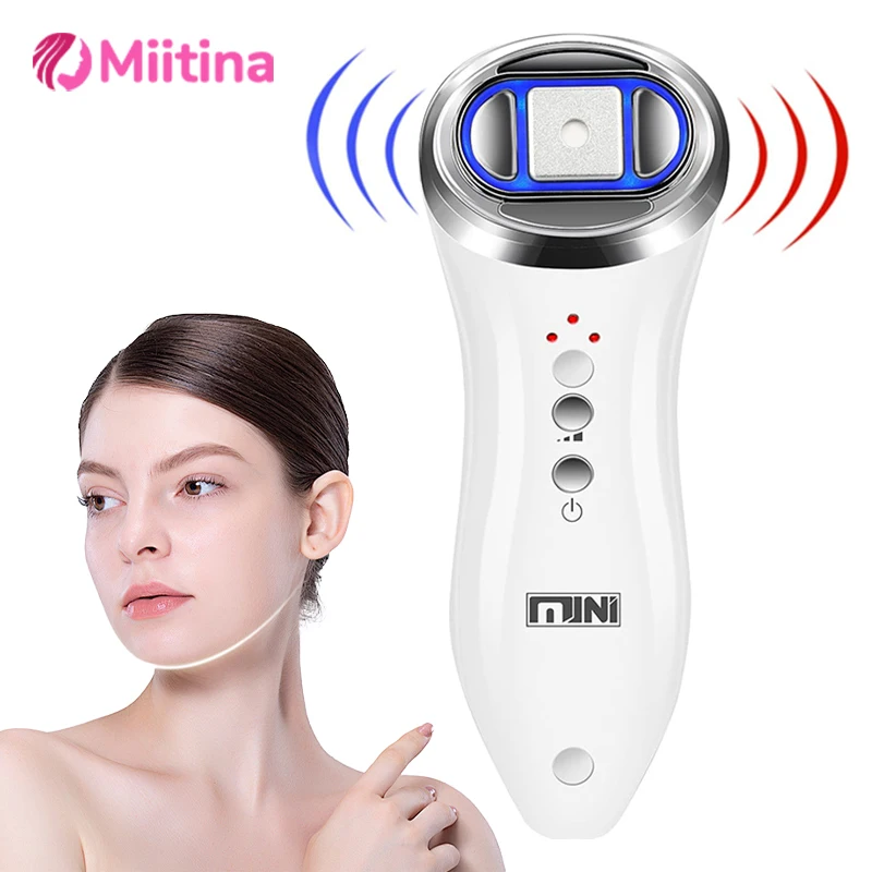 Mini HIFU Facial Beauty Instrument Micro Skin Tightening Anti Wrinkle Beauty Machine Facial Lifting Anti-Wrinkle Skin Care Devic