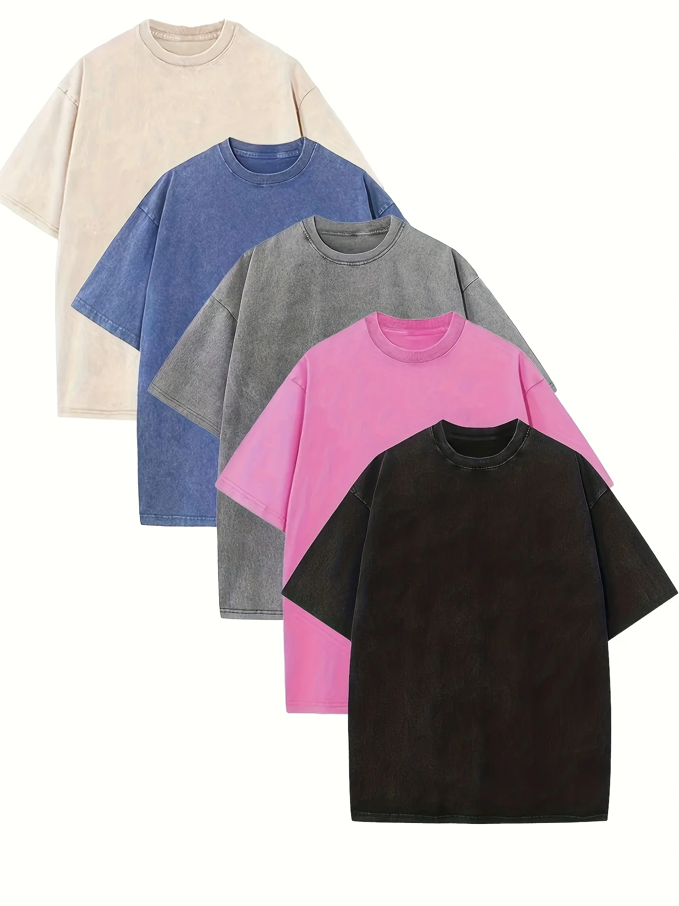 

Мужские футболки из 100% чистого хлопка в стиле ретро — свободная повседневная рубашка в винтажном стиле, удобная и дышащая