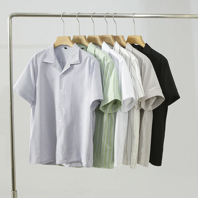 

Легкая дышащая ткань Bubble Cloth для повседневной носки в японском стиле, летняя одежда для молодежи, свободного кроя.