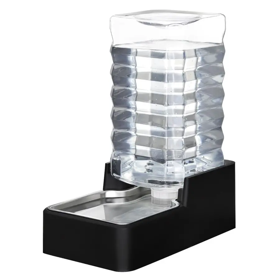 

Автоматическая поилка для животных из нержавеющей стали, 10 л, с гравитационной подачей воды, защита от протечек, нескользящее основание, без фильтра, легко чистится, для 40 животных