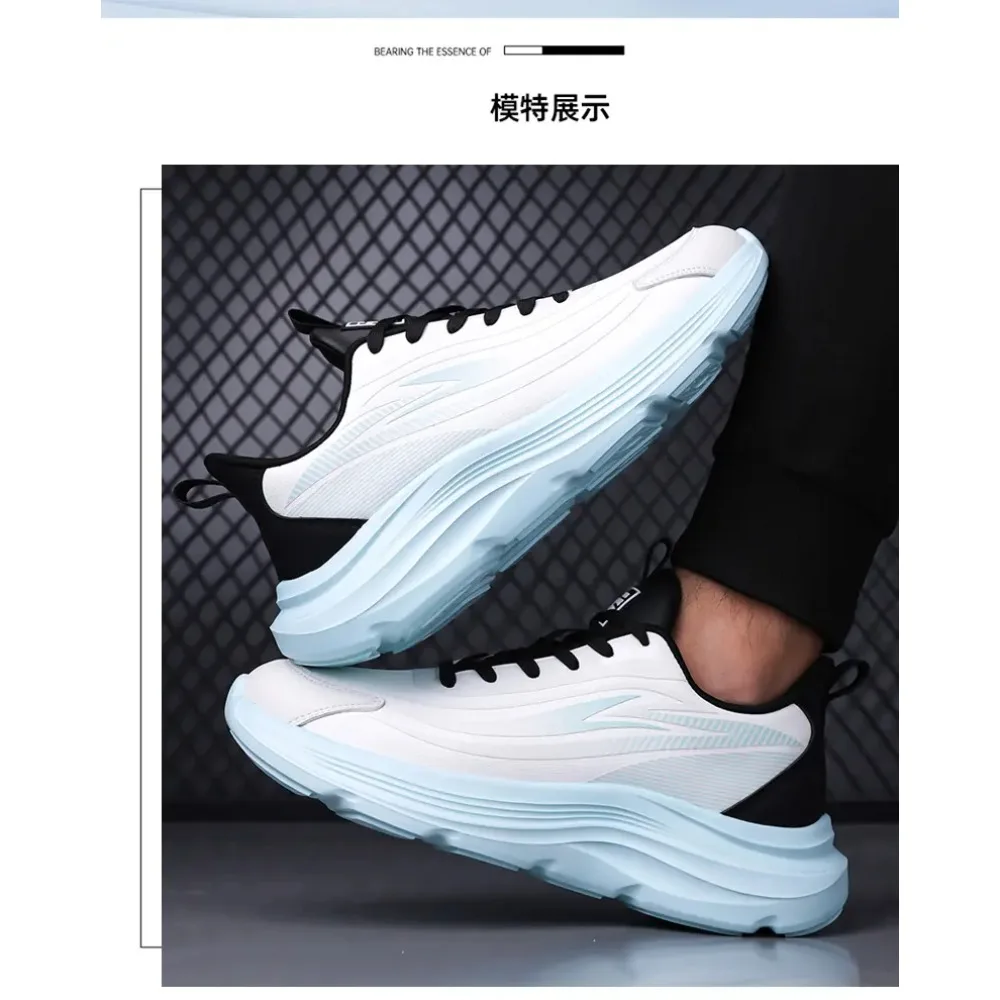 2025 Zapatos deportivos informales para hombre, mocasines, zapatos para correr, zapatos planos transpirables de moda de talla grande