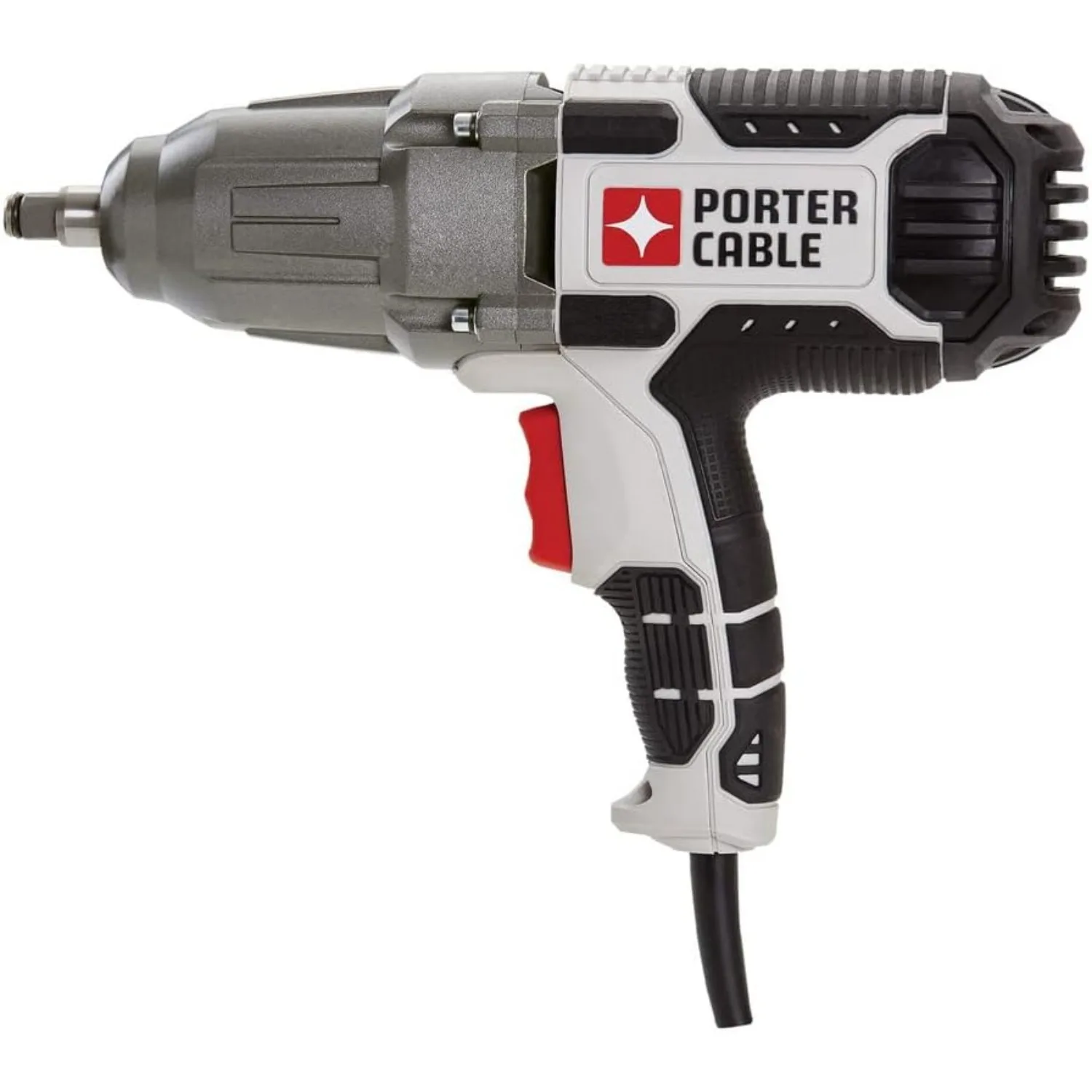 

Impact Wrench, 450 lbs of Torque, 1/2 Inch Hog Ring, 7.5-Amp, Corded (PCE211) ﻿