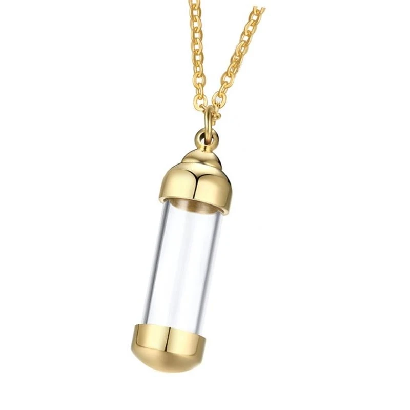 Unique Glass Pendant Necklace for Hair Keepsakes and Casual Wear