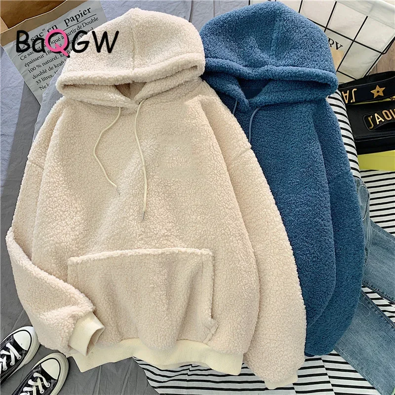 Autumn Winter Coat Pink Sweet Hooded Sorry Print Harajuku Loose Pocket Hoodies Womens Fleece Flannel Pullover Female Sweatshirt