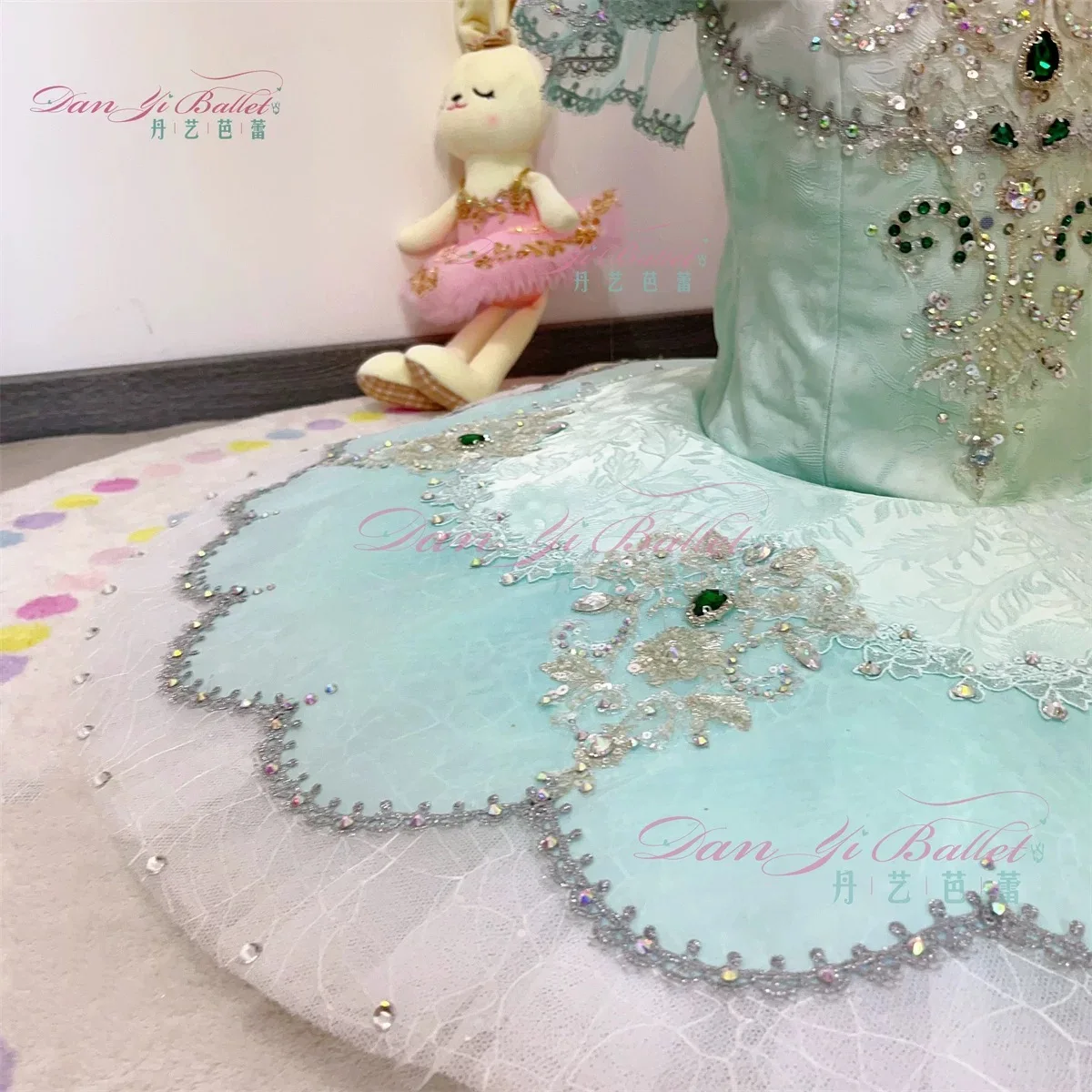 Danyi Shuizawa Fairy tutu disk skirt Ballet dress Fruit and Green Competition dress performance dress Professional customization