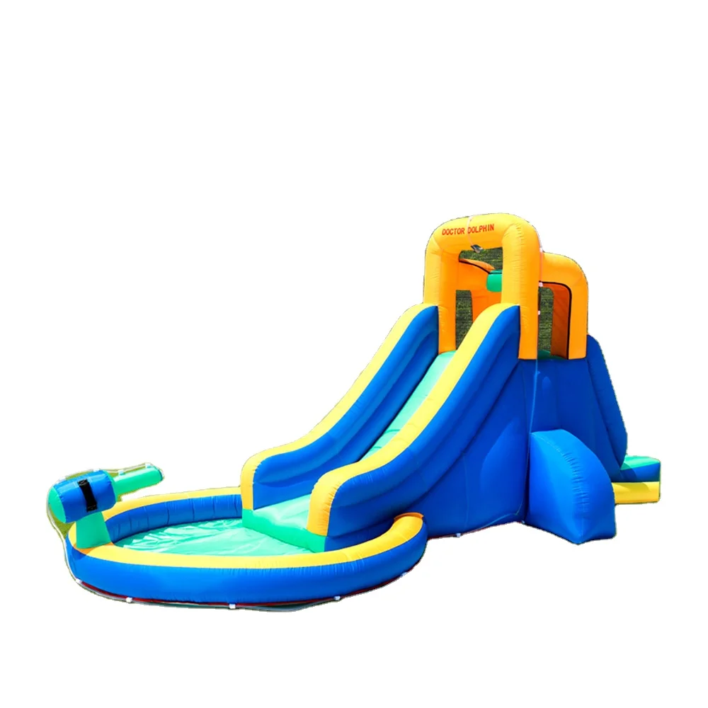 

Manufacturer New Design Blue With Water Slide Combo Ball Pool Playground Bounce Castle Inflatable Jumping Castle Bouncy House