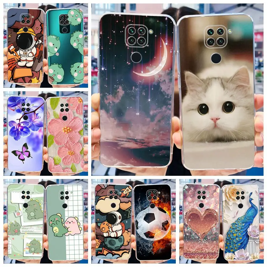 For Xiaomi Redmi Note 9 Case Cute Painted Cover Clear Silicone Soft Phone Case For Xiaomi Redmi Note 9 Pro Max Note9 S 9S Bumper