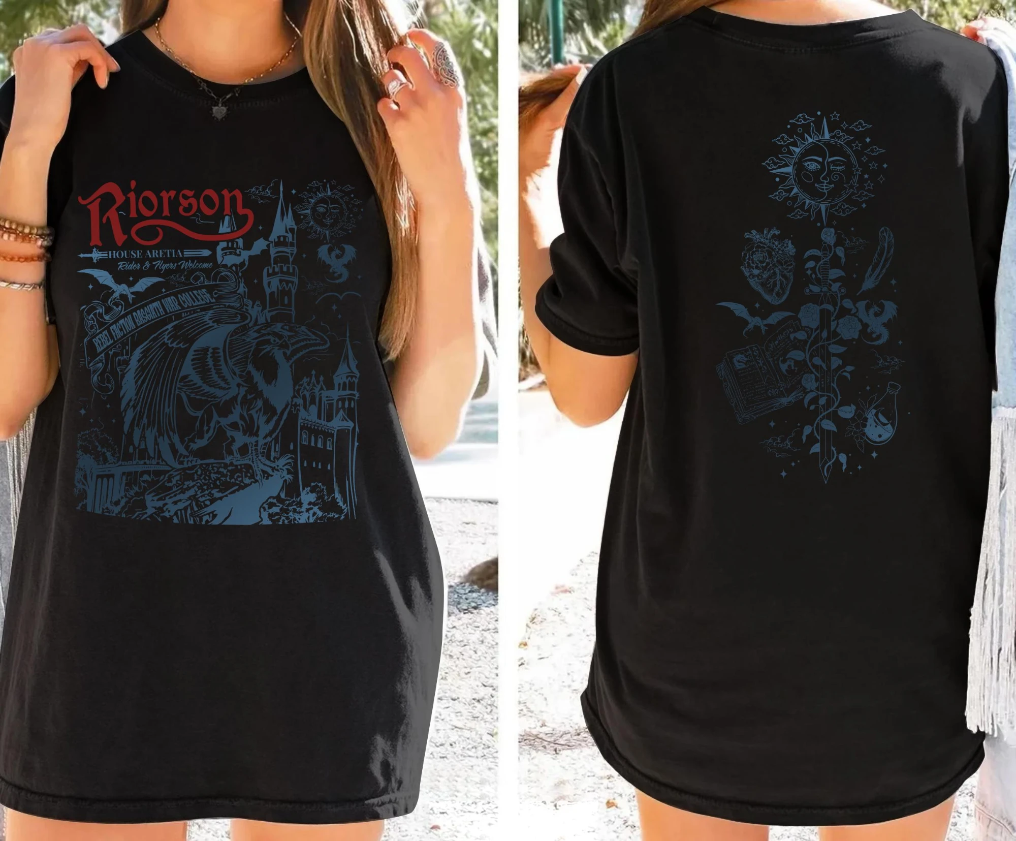 

Fourth Wing Printed T-shirt Women's Spring/Summer Fashion Trend Pure Cotton Top Neutral Short Sleeve T-shirt