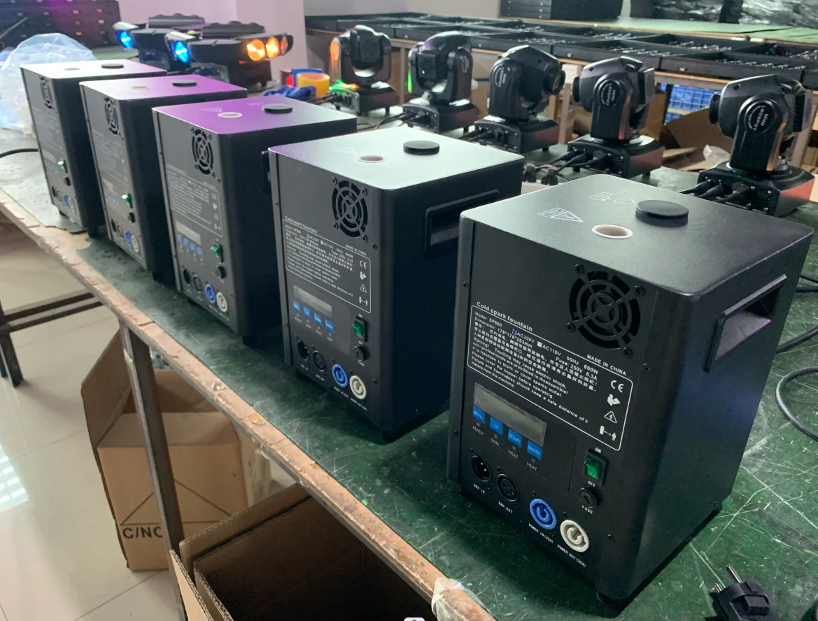 Wholesale DMX Smoke Machine Indoor Special Effects Flame Stage Light Set Waterfall Fireworks Machine Cold Spark Machine