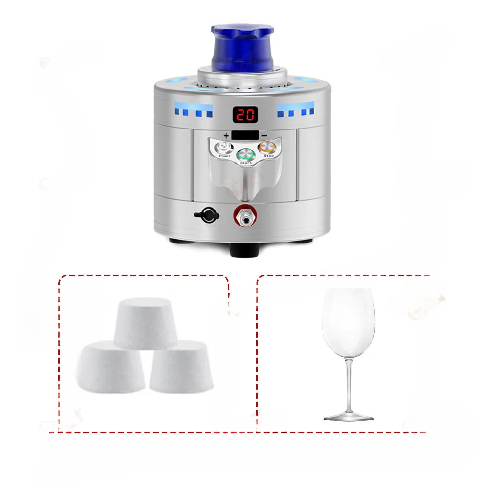 Portable Mini Dry Ice Maker Food Grade To Make Atmosphere Smoke Cup Froster Frozen Glass Drink Cup To Enhance Taste Of Wine