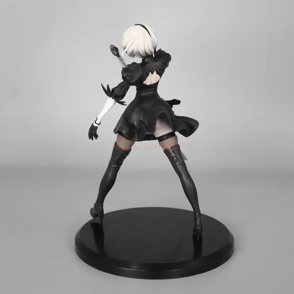 جديد سيجا نيير أوتوماتا يورها No.2 نوع B أنيمي الشكل 18 سنتيمتر بولي كلوريد الفينيل الكبار جمع حلية نموذج دمية لعبة الكرتون نموذج طفل هدية #6