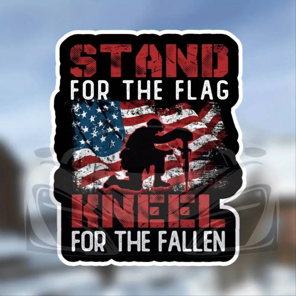 Vintage Veteran Themed Vinyl Sticker Decal For Car Bumper Window Laptop Water Bottle Waterproof Stickers For Decorating Car Wind