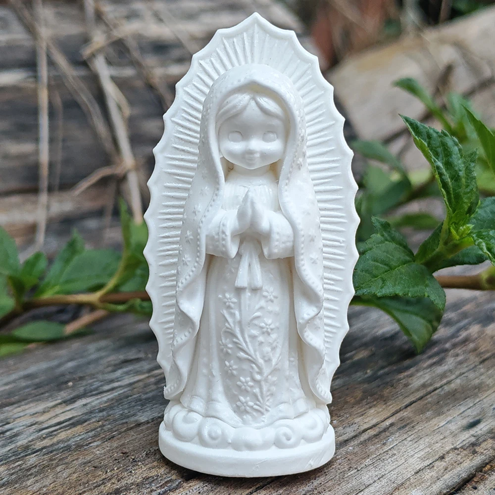 Interior Design Zen - 3.1 Inch Virgin Mary Figurine, made