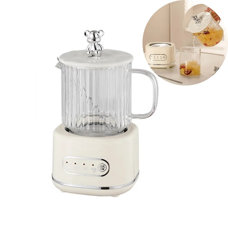 600ml Smart Health Cup Portable Automatic Keep Warm Electric Stew Pot Office Glass Split Teapot Electric Kettle Multifunction