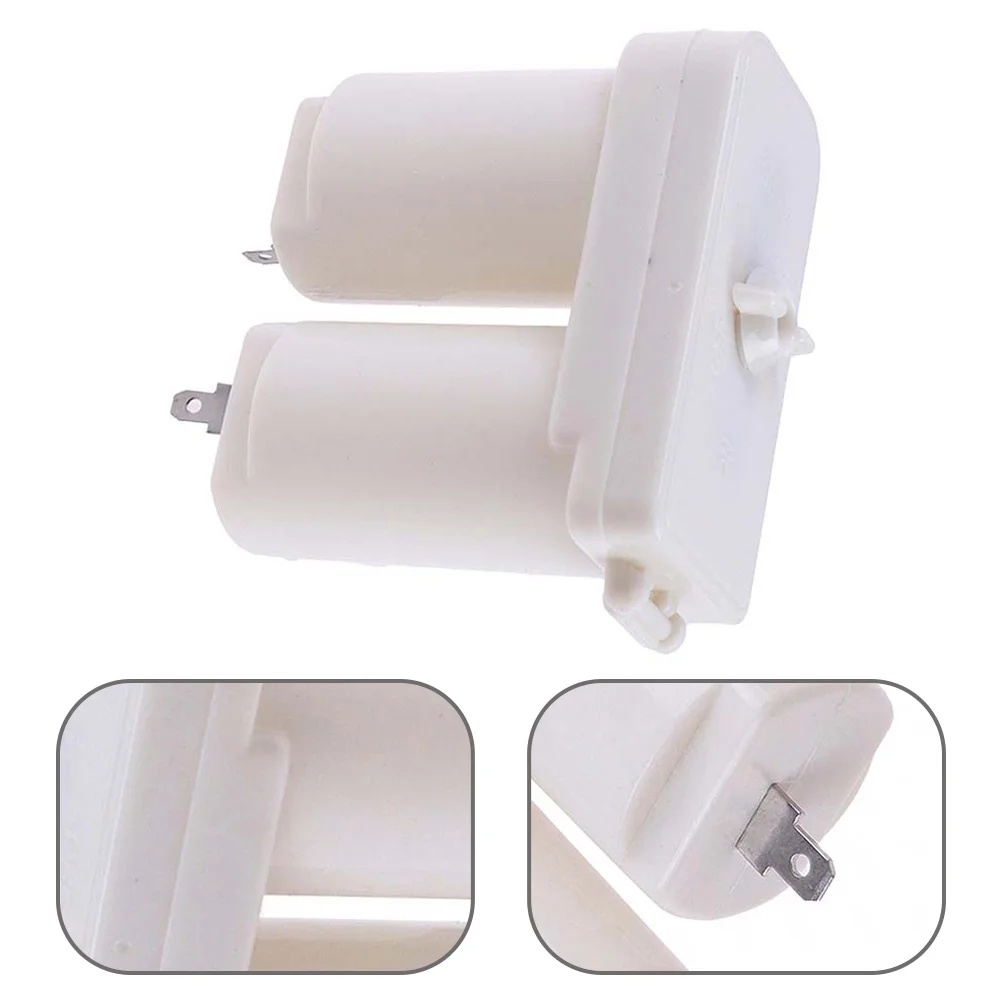 Double Chamber Battery Box For Gas Boiler Water Heater Fireplace White ABS Plastic D Cell Power Replacement Part