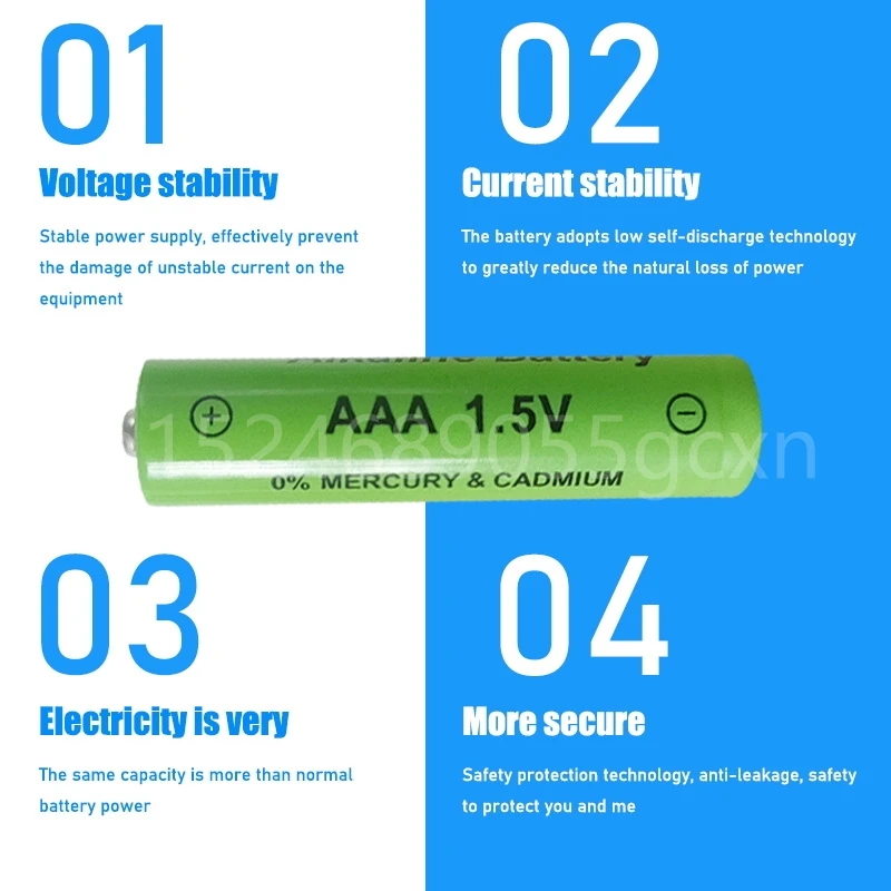 単4アルカリ電池,100% mAh,2100 V,充電式,リモコン付き,おもちゃ用,懐中電灯,1〜2個,新品,1.5