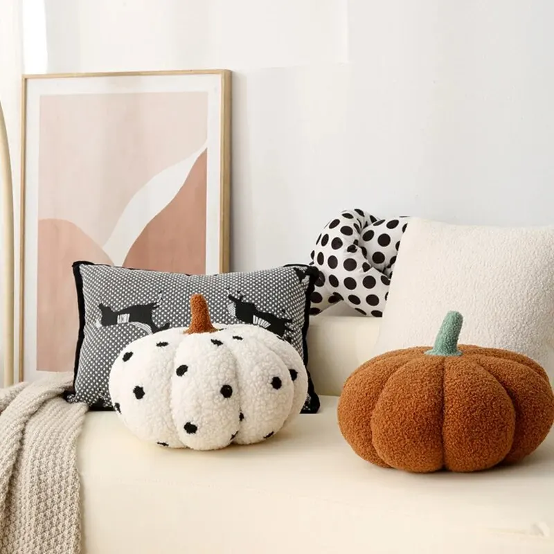 Pumpkin Pillow Plush Toy Creative Sofa Bedroom CushionHome Decoration Halloween Gift Christmas, Halloween, ThanksgivingGift