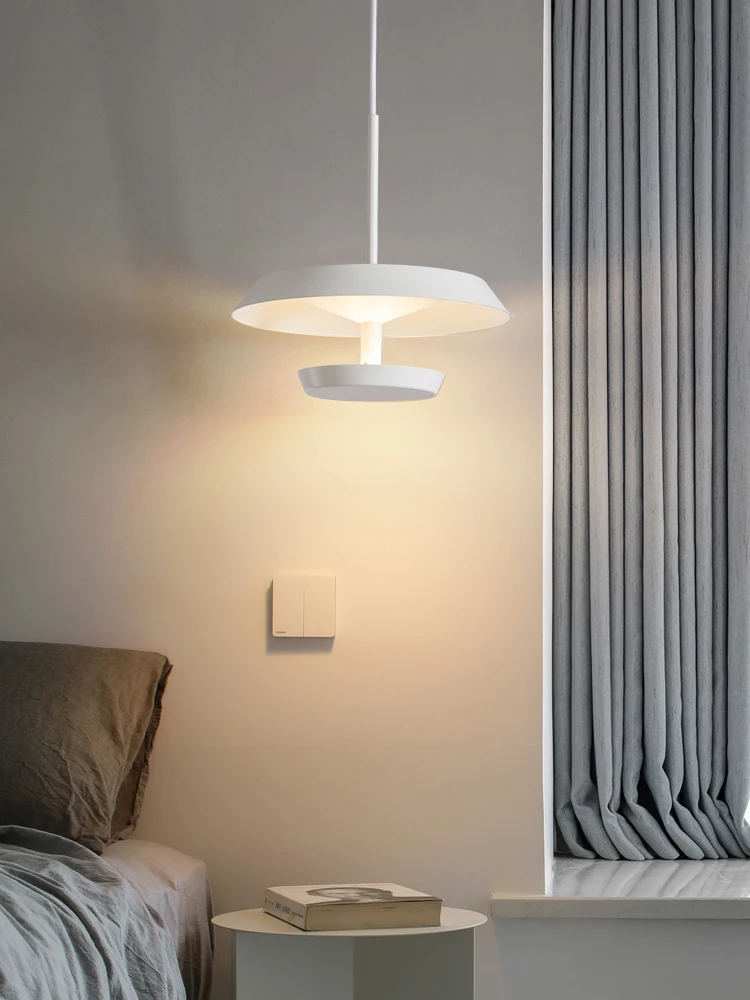 Spanish Designer Island Table Restaurant LED Small Pendant Light Nordic Bedroom Bedside Diffuse Reflective Eye Protection Light