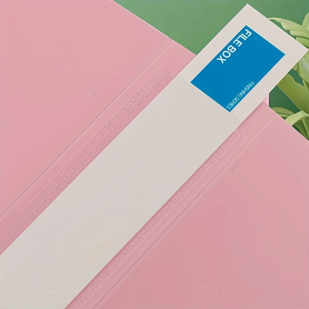 صندوق أرشيف سميك ملون بسعة كبيرة مقاس A4، مجلد ملفات بلاستيكي قابل للطي للاستخدام المكتبي، وتنظيم وثائق المحاسبة