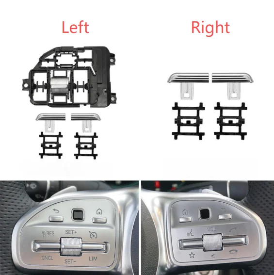 Car Steering Wheel Control Switch Repair Kit 0999058106 For C Class For W205 2019-2021 Interior Parts view 6