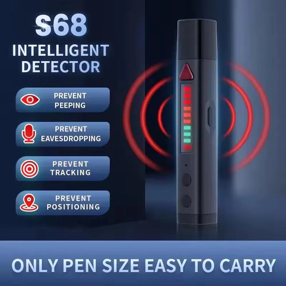 Infrared Magnetic GPS Scanner Pen Hotel Guest Room Anti-Peeping Camera Eavesdropping Positioning Monitoring Detector Alarm PQ622