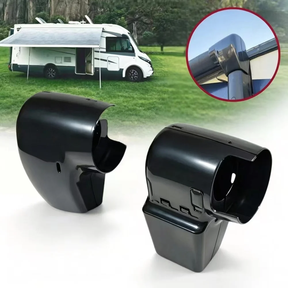 2pcs RV Awning Motor And Idler Wheel Cover For Carefree Of Colorado Altitude Compass R001931006 R001932006 Direct Fit Black