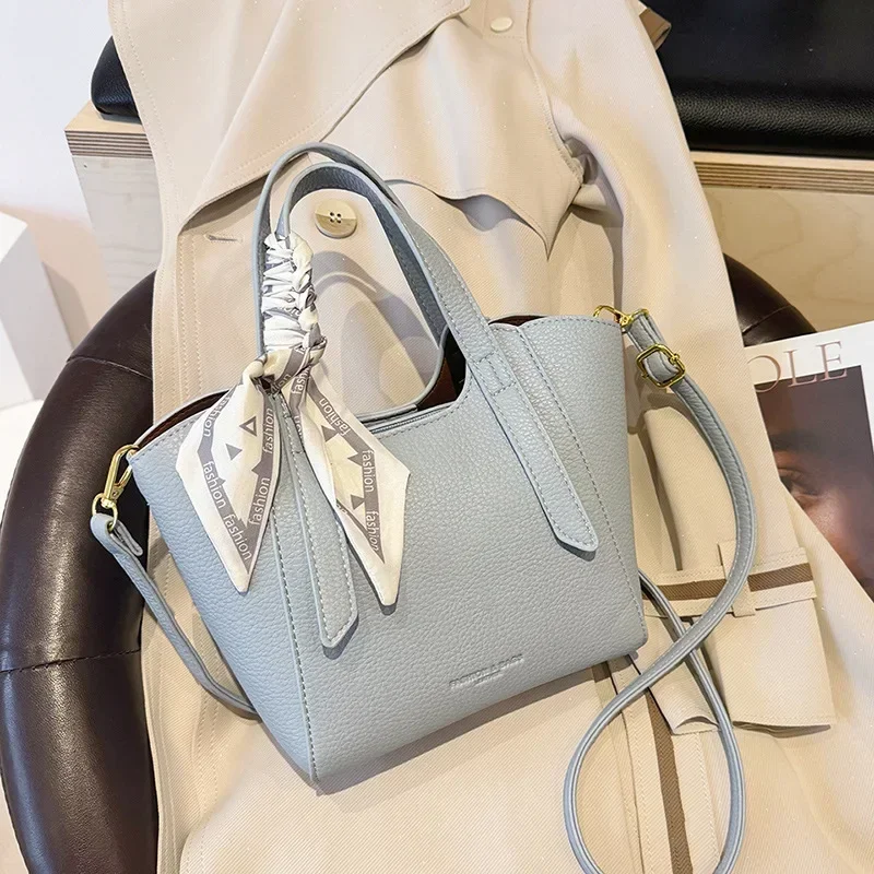 

2025 Women's Fashionable Pebbled Leather Crossbody Bag - Convertible Shoulder Purse for Work, Daily & Fashion Outings