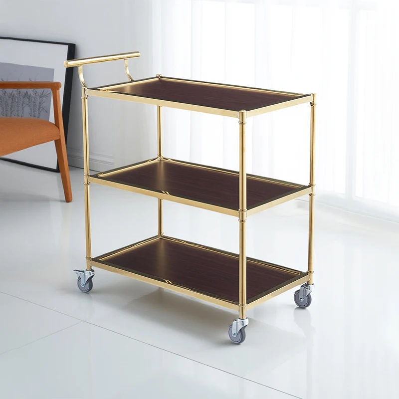 

Professional Household Trolley Hotel Handcart Moving Cart Four Wheelers Hotel Handcart Pliable Kitchen Sackkarre Furniture