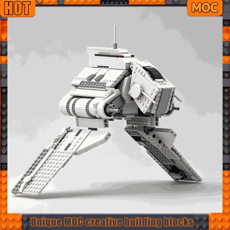 853PCS MOC Space Galactic Assault Shuttle Model Building Blocks Creative DIY Assembly Educational Toy Gifts Collection Display