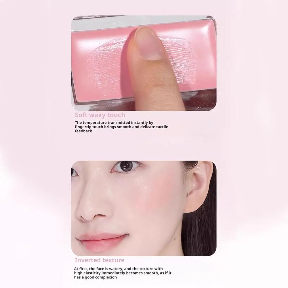 BBIA Koreanische monochrome Rouge-Creme, natürliches, langanhaltendes, mattes Gesichtsrouge, Downy Pink Peach Fig Lavendel, dauerhaftes Gesichts-Make-up