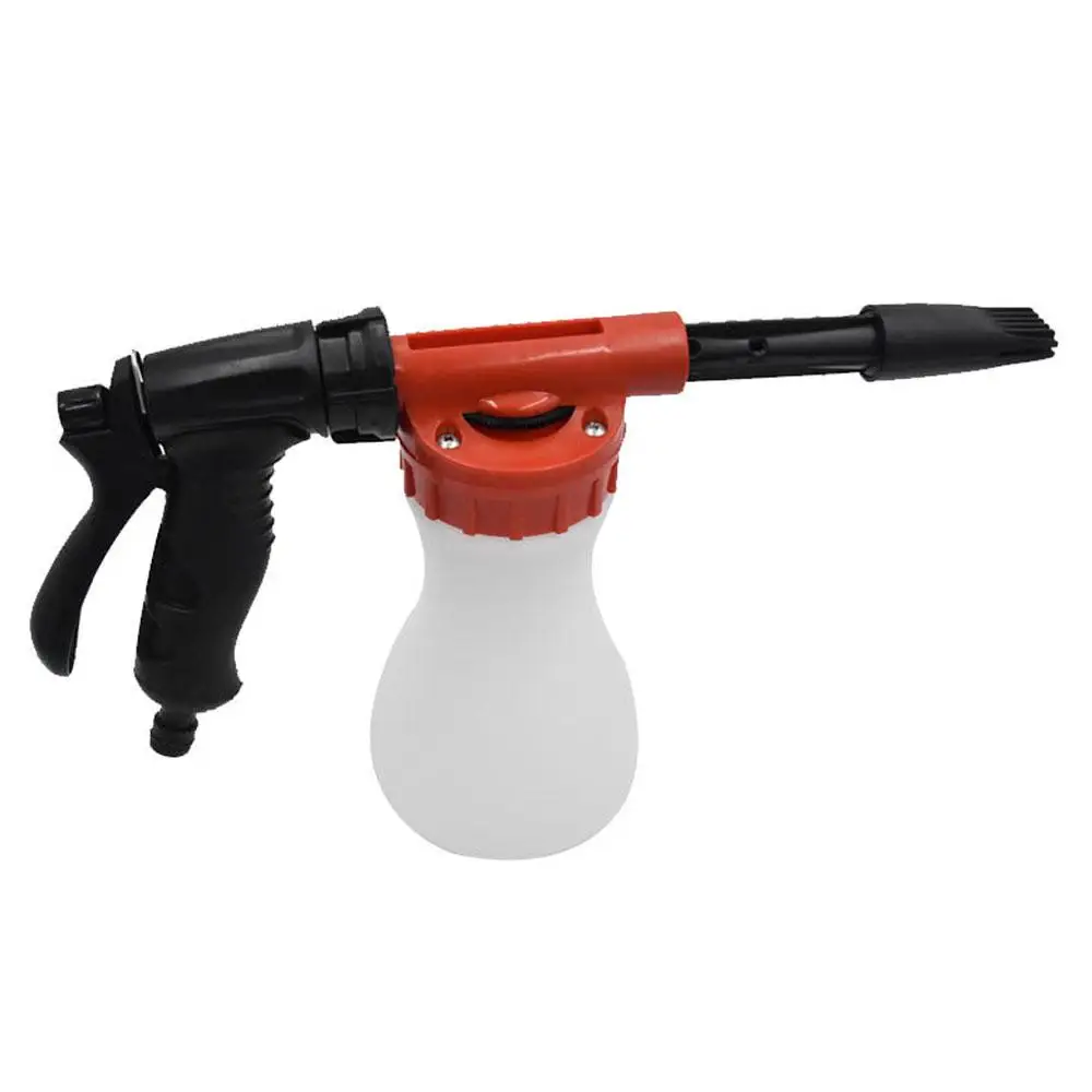 Water Gun 800ml Car Washing Snow Foam Gun Bottle Sprayer Soap Shampoo Sprayer for Garden Hose Window Soap Cleaning Washing