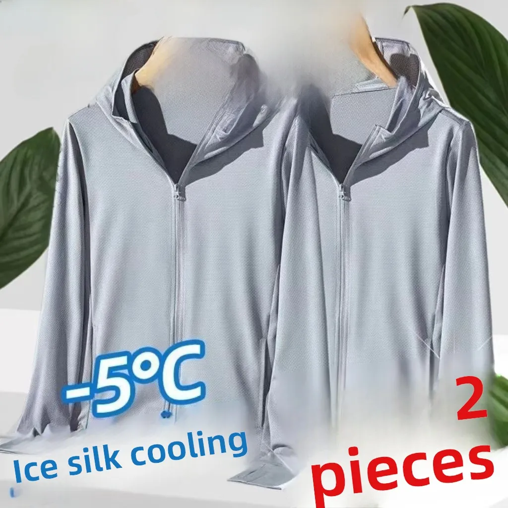 

Women's Ice Silk Thin Sun Protection Clothing UV Protection Skin Shirt Summer Lightweight Fishing Cycling Jacket Mesh Sunscre...