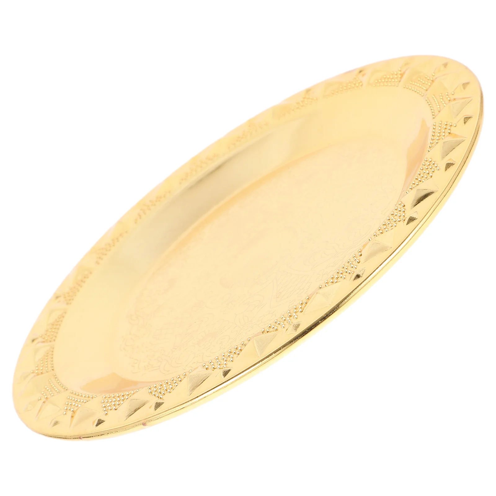 

Round Metal Tray Iron Art Storage Plate For Fruit Cake Dessert Serving Home Decor Kitchen Supply Dining Table Accessory