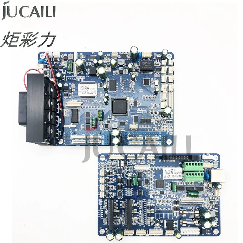 Jucaili printer Senyang board kit for Epson I1600 double head carriage/main board for Eco solvent/water based printer V6 model