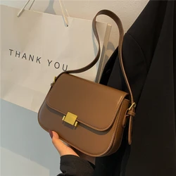 Hifashion 3 Layers Saddle Small Underarm Shoulder Bags For Women 2023 Trend Designer Crossbody Bag PU Leather Ladies Handbags