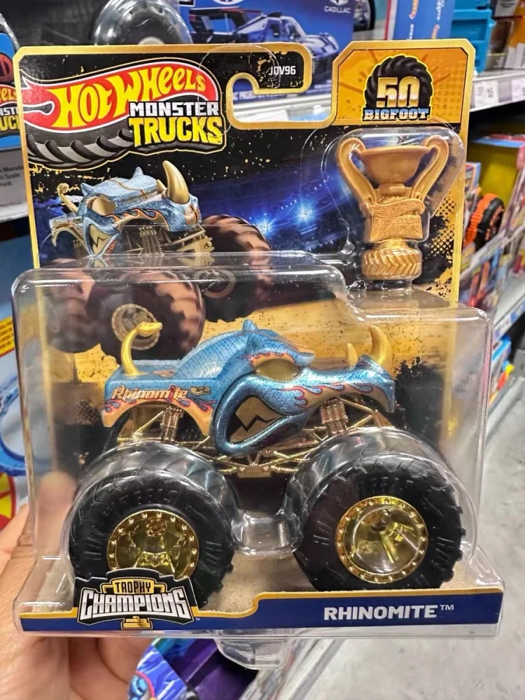 

Коллекционная модель Hot Wheels Original Creative Model Monster Trophy Champions Trucks Car Alarm Sneakerhead Great Bite — отличный подарок для мальчика
