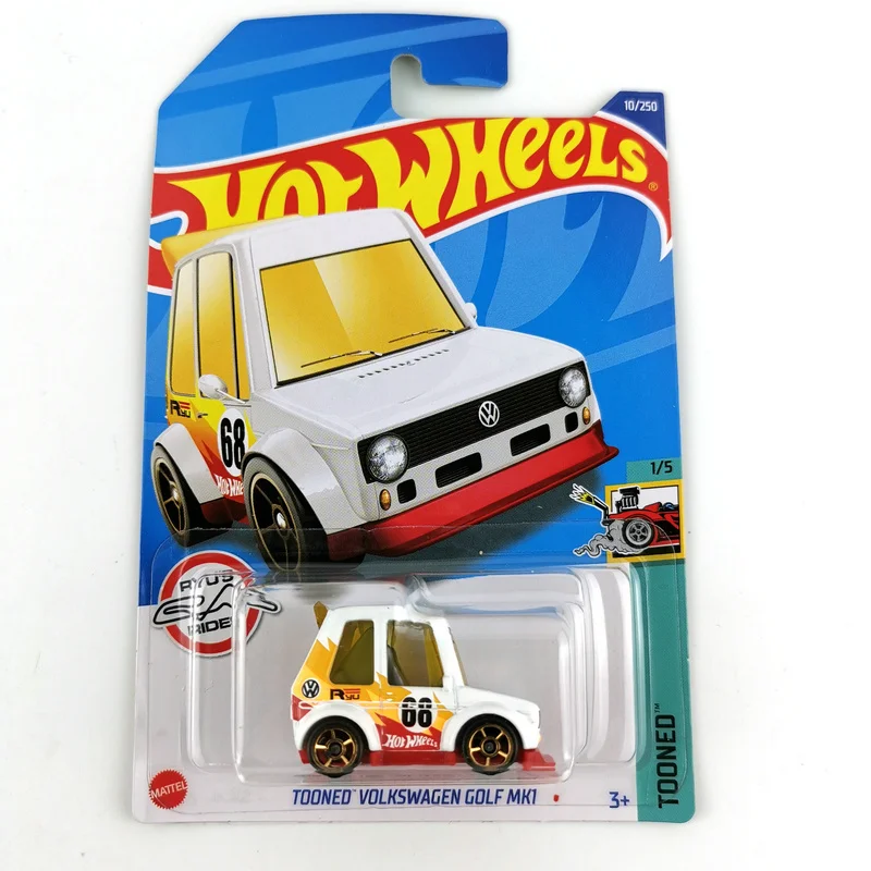 

2022-10 Hot Wheels Cars TOONED VOLKSWAGEN GOLF MK1 1/64 Metal Die-cast Model Collection Toy Vehicles