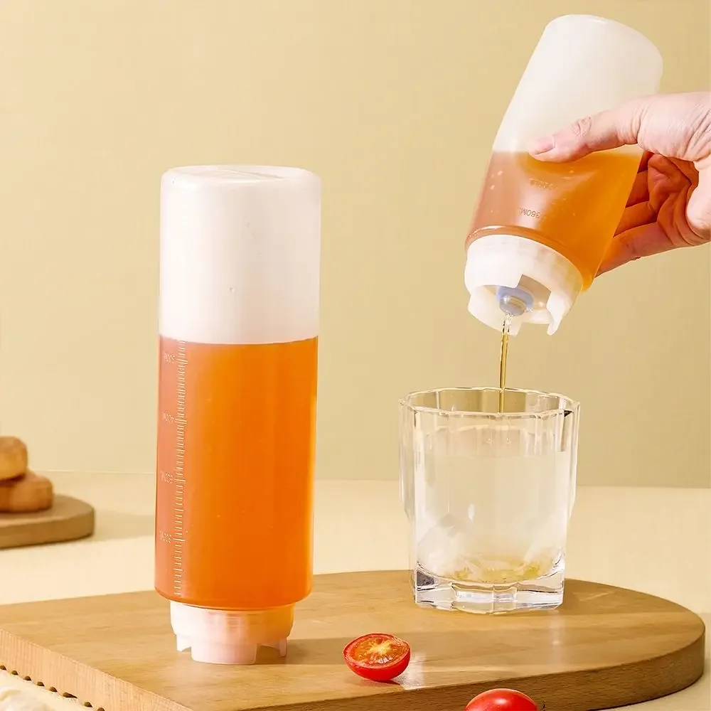 جديد 360/700/1000 مللي ضغط زجاجة صلصة البلاستيك سعة كبيرة الطماطم الصيد موزع ضغط زجاجات أدوات مطبخ #1