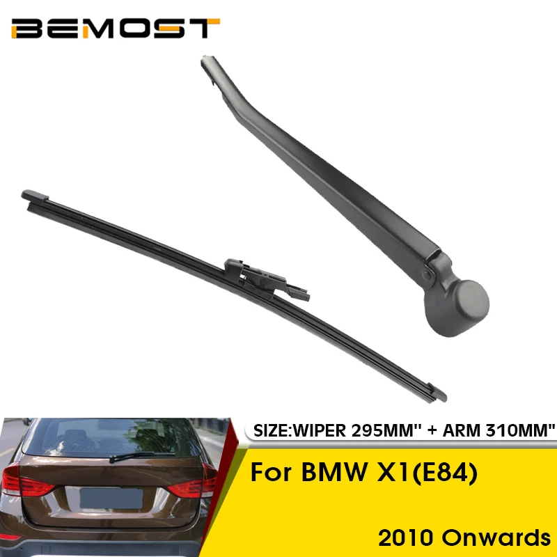 Car Wiper Blade For BMW X1(E84) 2010-2015 Rear Back Windshield Windscreen Rear Wiper 295mm+Arm 310mm Car Accessories