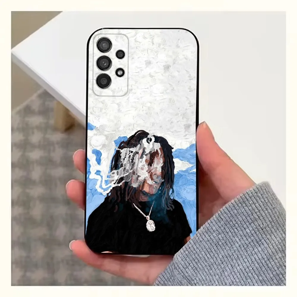 Rapper C-Chief K-Keefs Phone Case For Samsung S25,S24,S23,S22,S20,S21,S10,Ultra,Plus,Lite,FE,Soft Silicone Black Cover