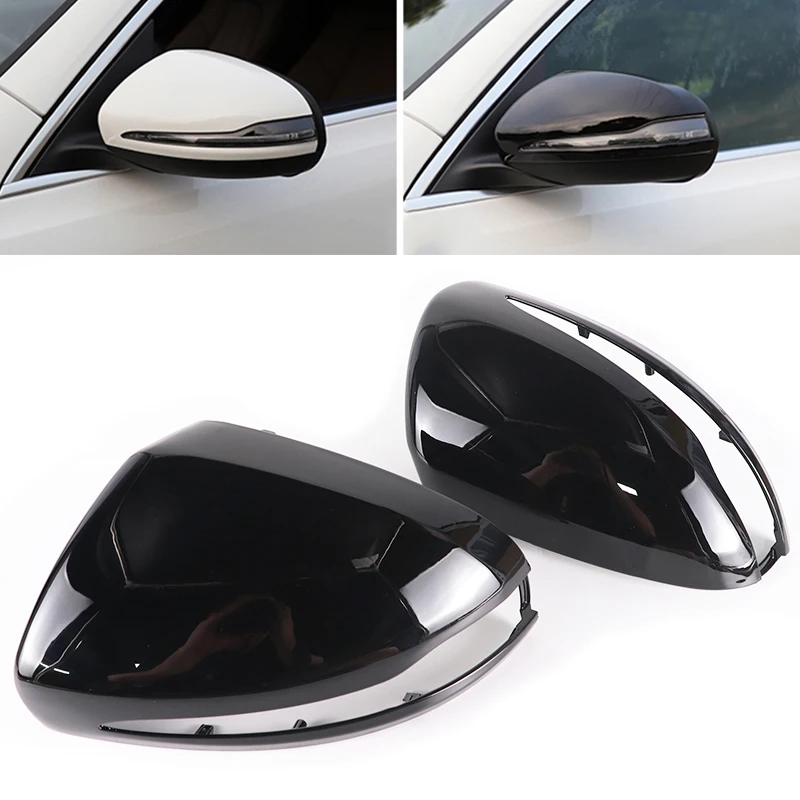 

Black Side Mirror Caps For Mercedes Benz W205 W222 W213 W238 X205 X253 C217 W463 C253 W253 Cover C S GLC E G Class AMG replace