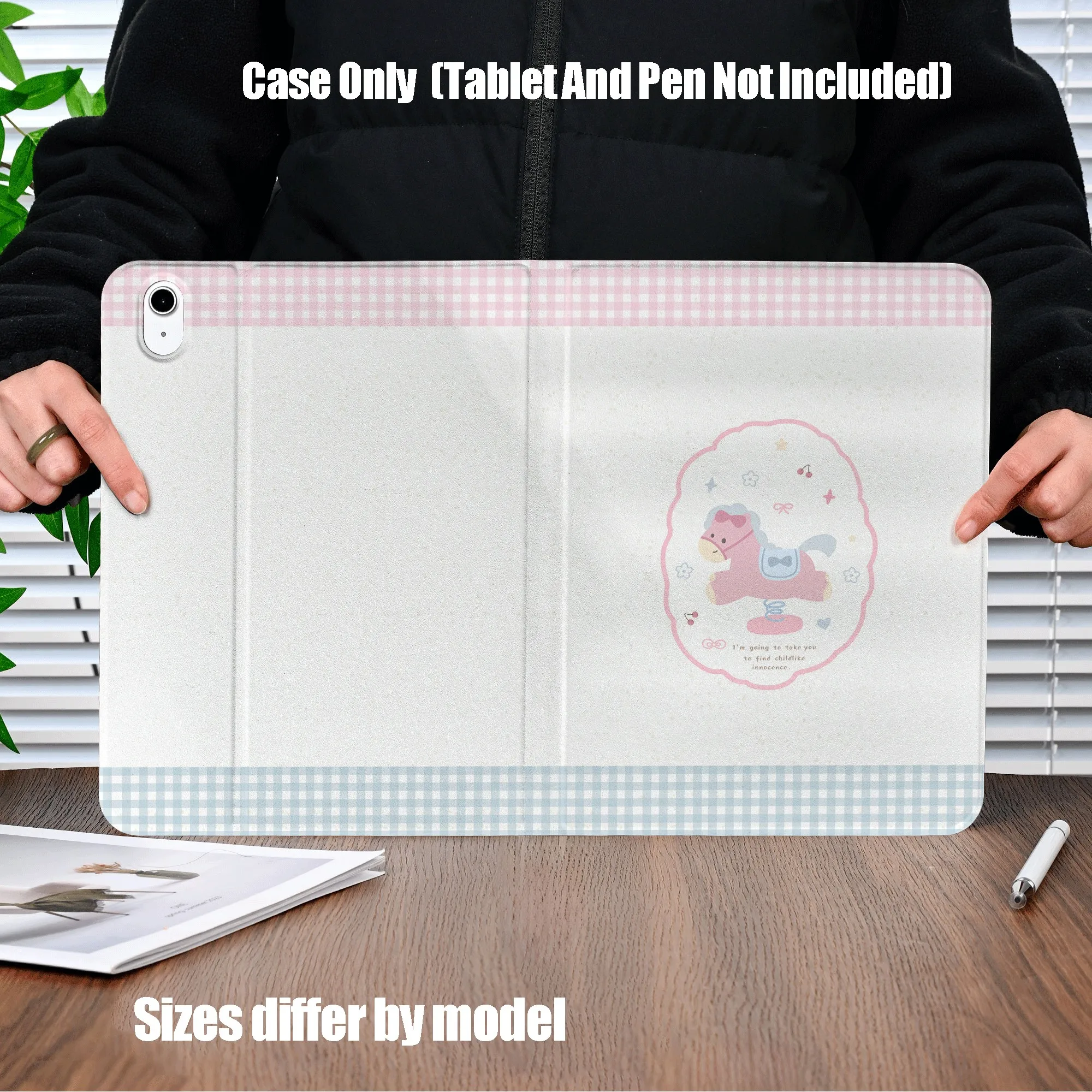 

High-quality tablet computer case - suitable for iPad/iPad Pro/iPad Air/iPad Mini series cases | Shockproof, with pen slot stand