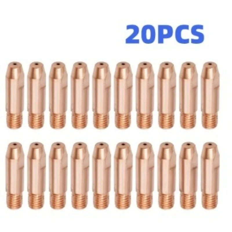 mb24kd-導電性ノズル-24kd-保護カバー-m6-導電性ノズル-28-ミリメートルガスシールド溶接ガン-mig-アクセサリー-20-個