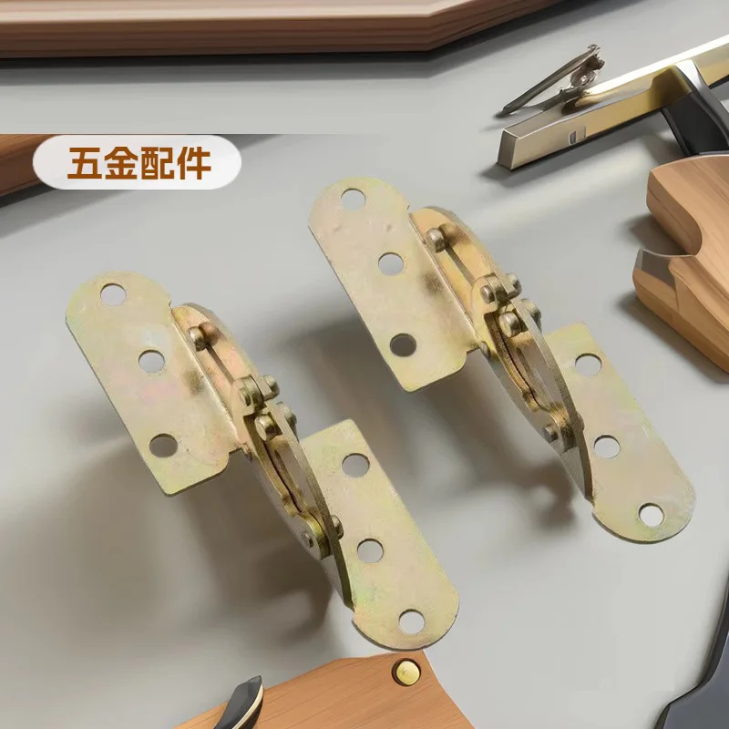 180° Flip Hinge Connection Multifunctional Dining Table Hidden Folding Flip Hinge 360° Square Corner Code Hardware Accessories