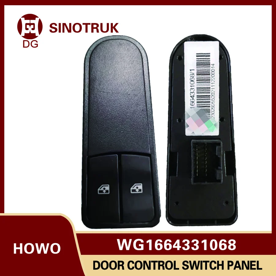 

Sinotruk HOWO Truck Left Door Control Switch Panel WG1664331068