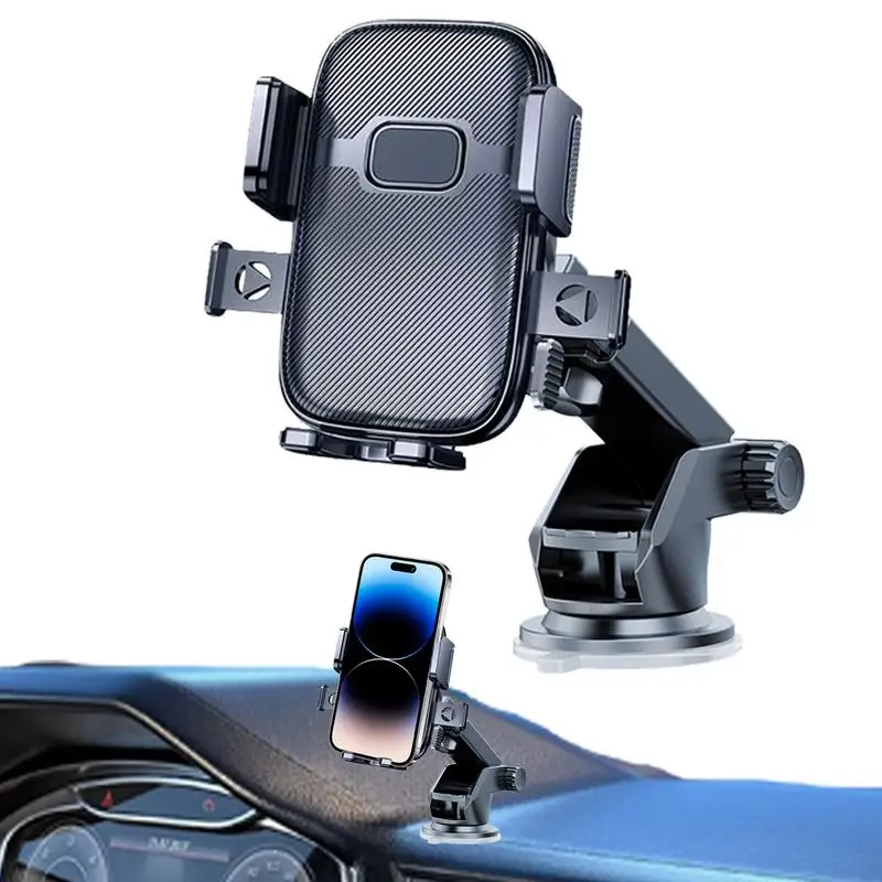 Versatile Attachment car Phone Holder Dashboard Phone Holder Adjustable Viewing Angle easy access cup phone holder