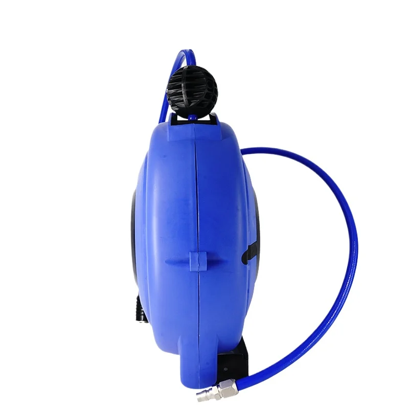 Wall Mount Pneumatic Compressor Automatic Compressed Air Hose Reel Retractable Telescopic PU 8*5 10 12 10M 15M 20M 25M