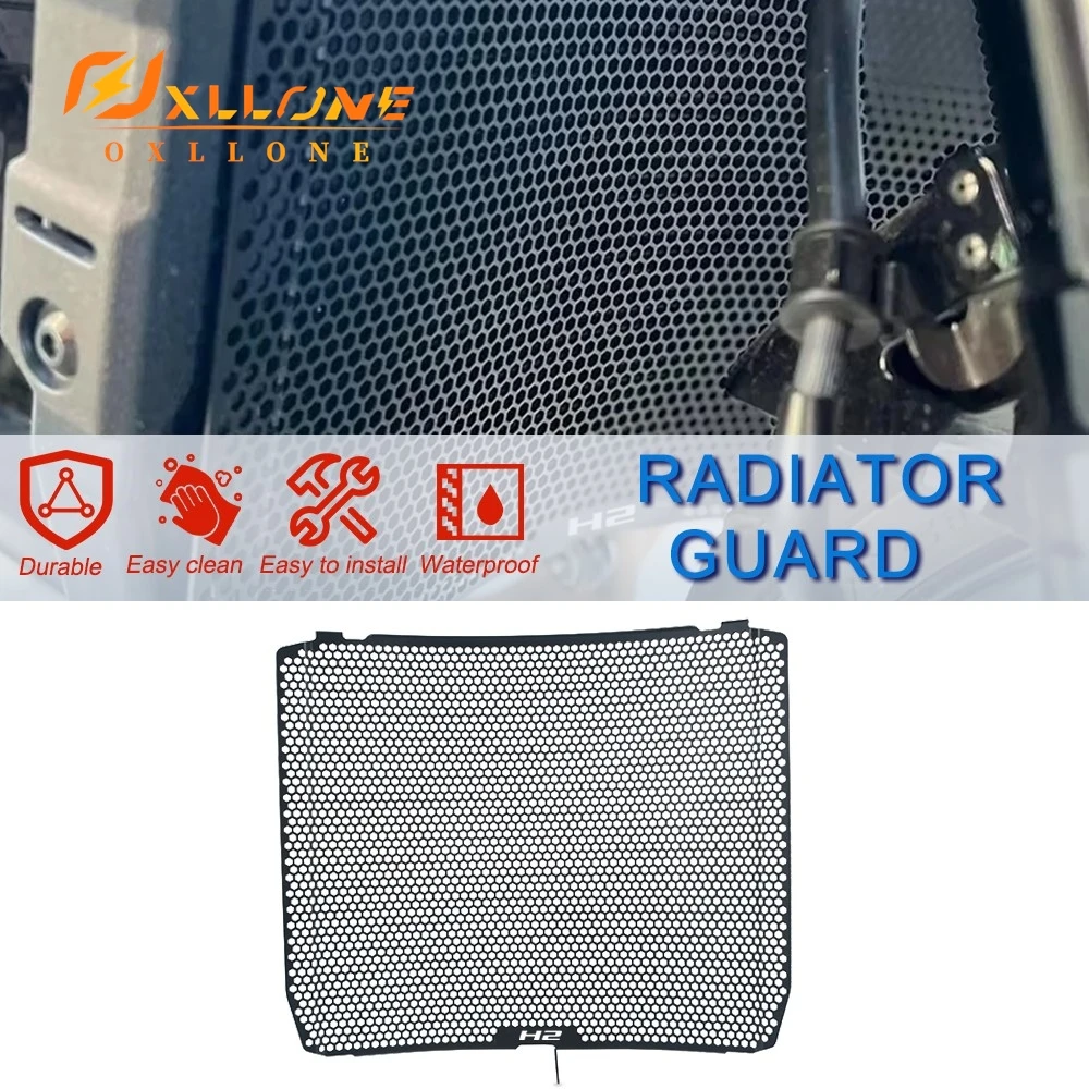 2025 لكاواساكي نينجا H2 / R / SX / SX SE /SX الأداء 2015-2026 2024 2023 شبكة المبرد غطاء حماية حماية Protetor