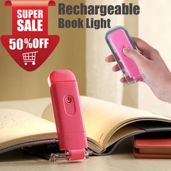 ANKS Book Reading Light USB Rechargeable Book Lamp for Reading in Bed Blue Light Blocking 4 Brightness Adjustable for Eye Care